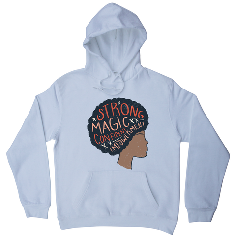 Proud afro woman quote hoodie - Graphic Gear