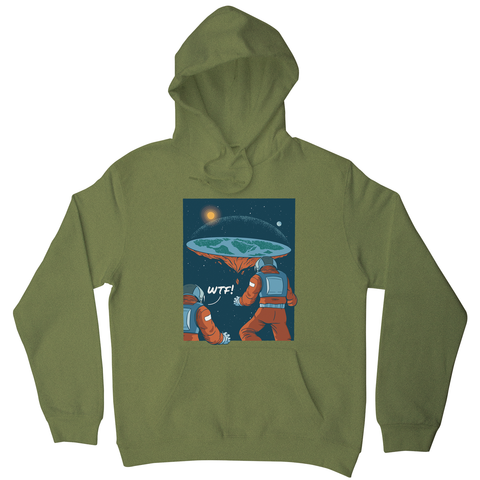 Flat earth astronauts hoodie - Graphic Gear