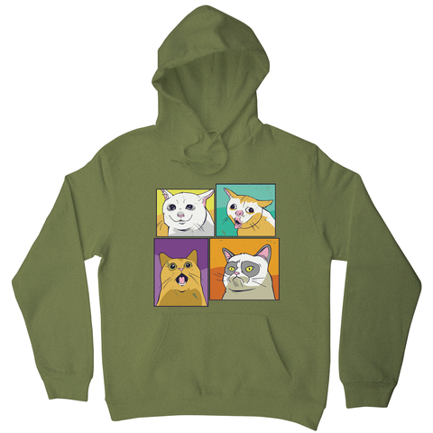 Meme cats hoodie - Graphic Gear