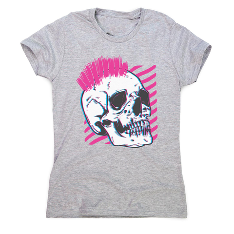 Punk skull glitch women's t-shirt - Graphic Gear