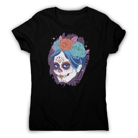 Dia de los muertos skull women's t-shirt - Graphic Gear
