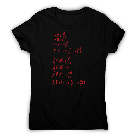 Physics formula women's t-shirt - Graphic Gear