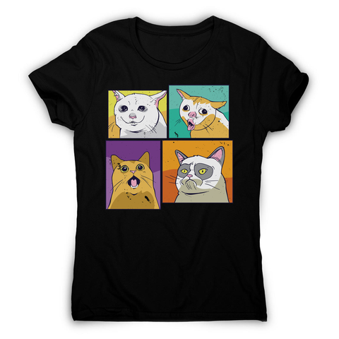 Meme cats women's t-shirt - Graphic Gear