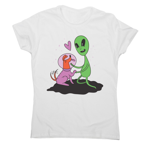 Alien dog women's t-shirt - Graphic Gear