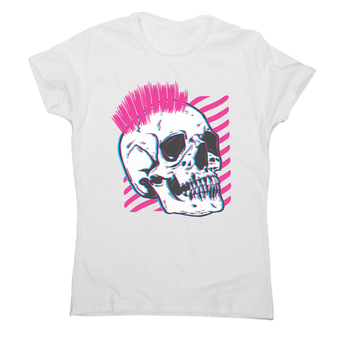 Punk skull glitch women's t-shirt - Graphic Gear