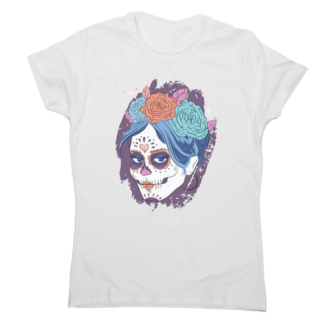 Dia de los muertos skull women's t-shirt - Graphic Gear