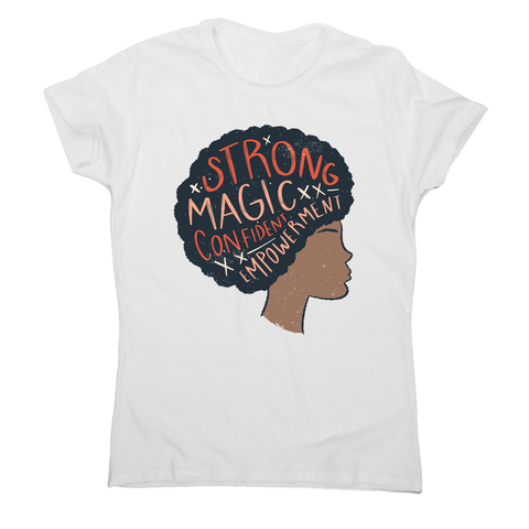 Proud afro woman quote women's t-shirt - Graphic Gear