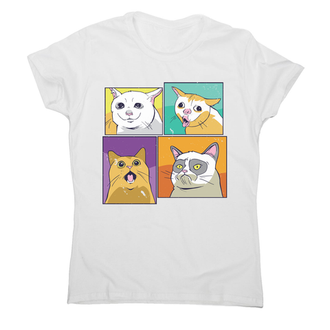 Meme cats women's t-shirt - Graphic Gear