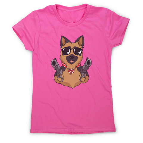 German shepherd guns women's t-shirt - Graphic Gear