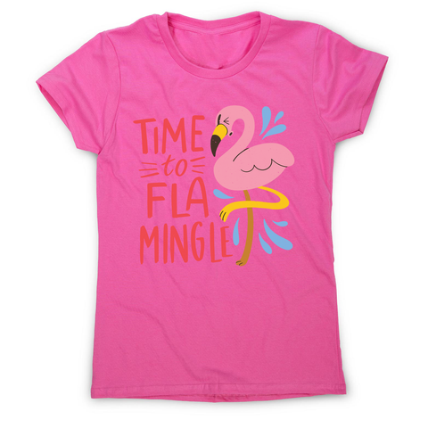 Time to fla mingle women's t-shirt - Graphic Gear