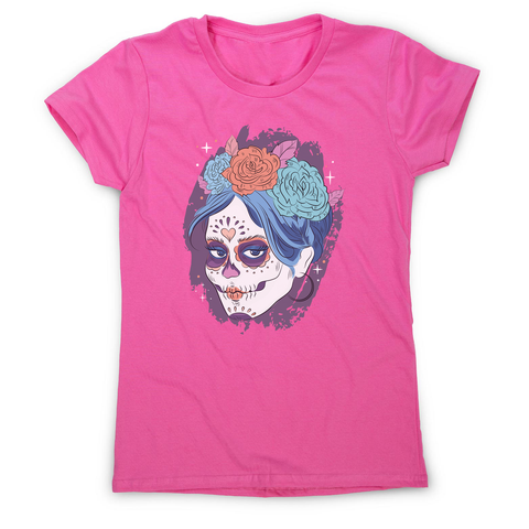Dia de los muertos skull women's t-shirt - Graphic Gear