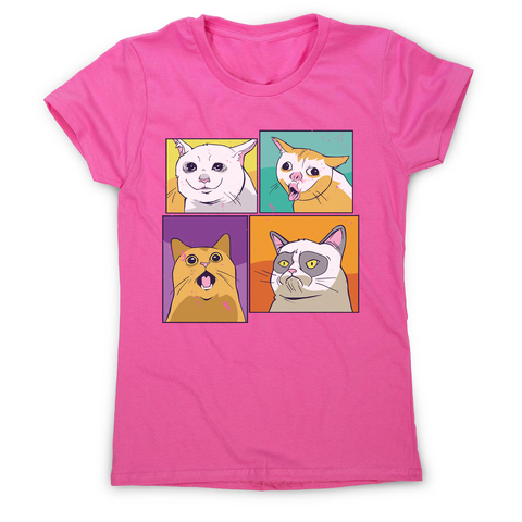 Meme cats women's t-shirt - Graphic Gear