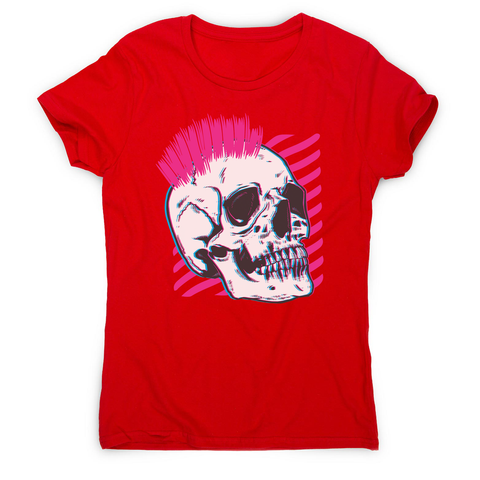 Punk skull glitch women's t-shirt - Graphic Gear