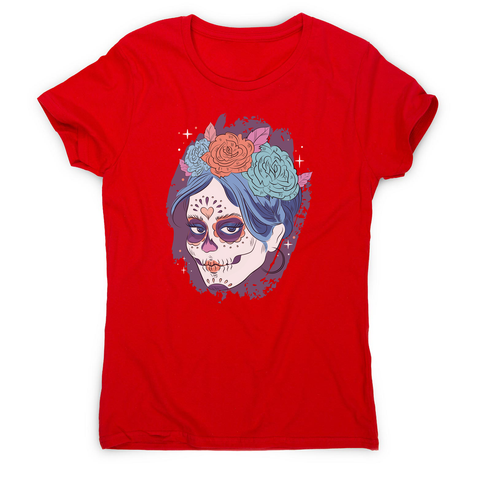 Dia de los muertos skull women's t-shirt - Graphic Gear