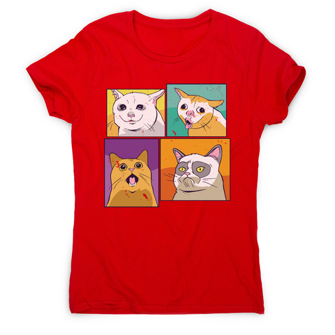 Meme cats women's t-shirt - Graphic Gear