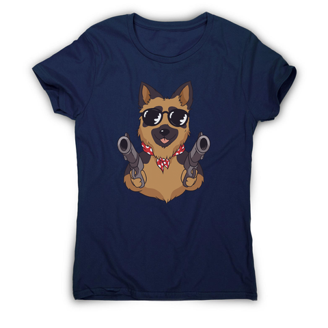 German shepherd guns women's t-shirt - Graphic Gear