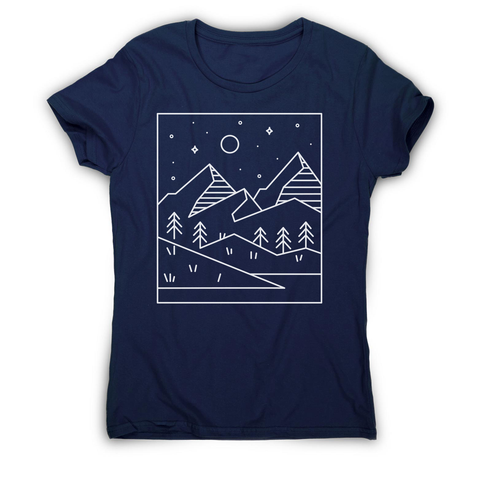 Geometric landscape women's t-shirt - Graphic Gear