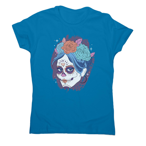 Dia de los muertos skull women's t-shirt - Graphic Gear