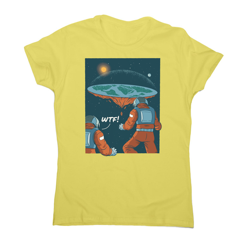 Flat earth astronauts women's t-shirt - Graphic Gear