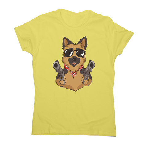 German shepherd guns women's t-shirt - Graphic Gear