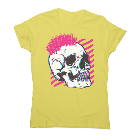Punk skull glitch women's t-shirt - Graphic Gear