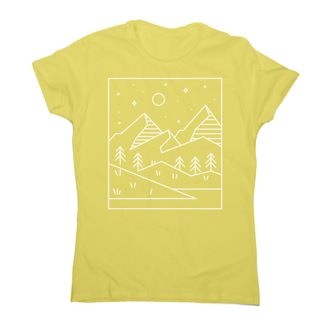 Geometric landscape women's t-shirt - Graphic Gear