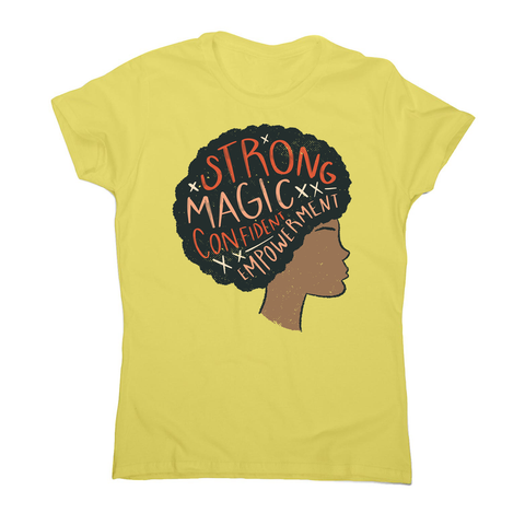 Proud afro woman quote women's t-shirt - Graphic Gear