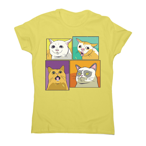 Meme cats women's t-shirt - Graphic Gear