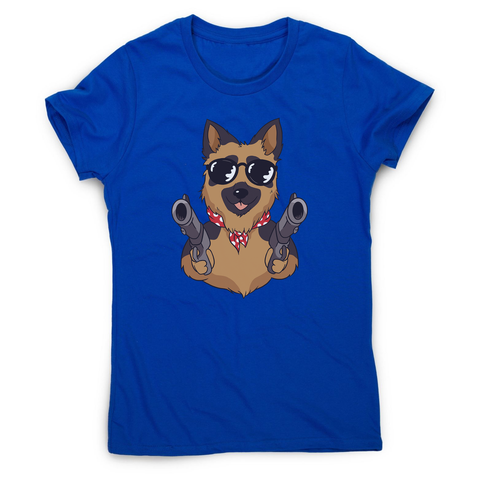 German shepherd guns women's t-shirt - Graphic Gear