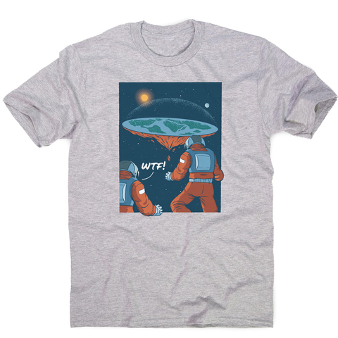 Flat earth astronauts men's t-shirt - Graphic Gear