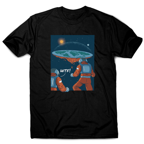 Flat earth astronauts men's t-shirt - Graphic Gear