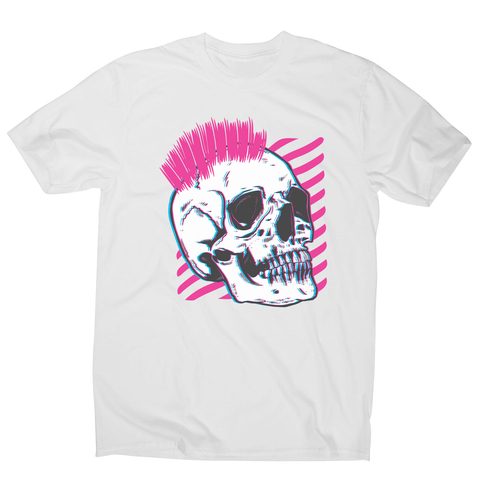 Punk skull glitch men's t-shirt - Graphic Gear