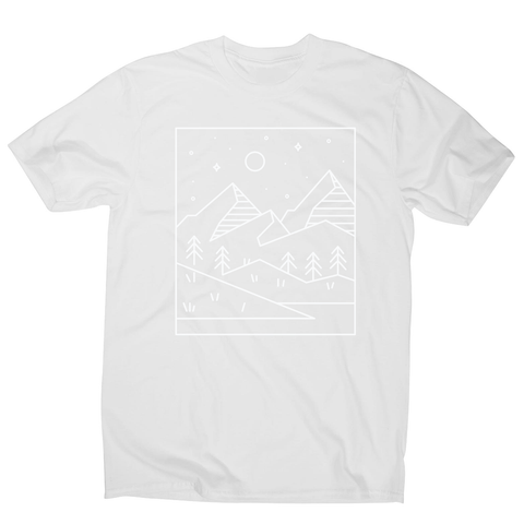 Geometric landscape men's t-shirt - Graphic Gear