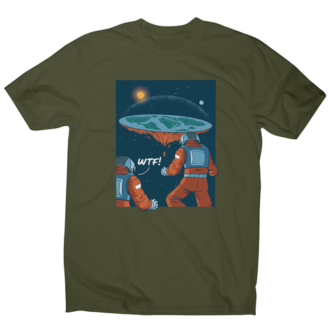Flat earth astronauts men's t-shirt - Graphic Gear