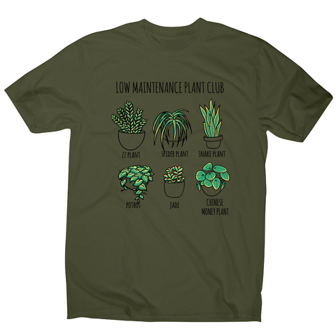 Low maintenance plants men's t-shirt - Graphic Gear