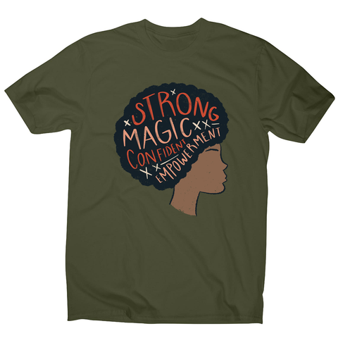 Proud afro woman quote men's t-shirt - Graphic Gear