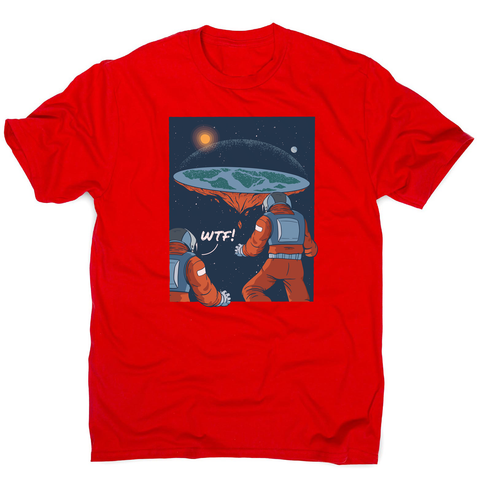 Flat earth astronauts men's t-shirt - Graphic Gear