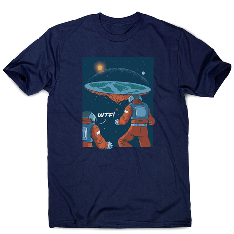 Flat earth astronauts men's t-shirt - Graphic Gear