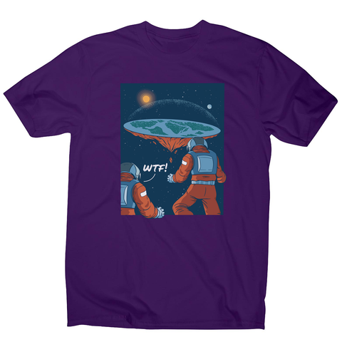 Flat earth astronauts men's t-shirt - Graphic Gear