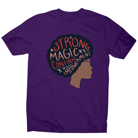 Proud afro woman quote men's t-shirt - Graphic Gear