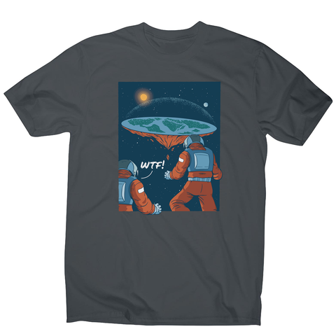 Flat earth astronauts men's t-shirt - Graphic Gear