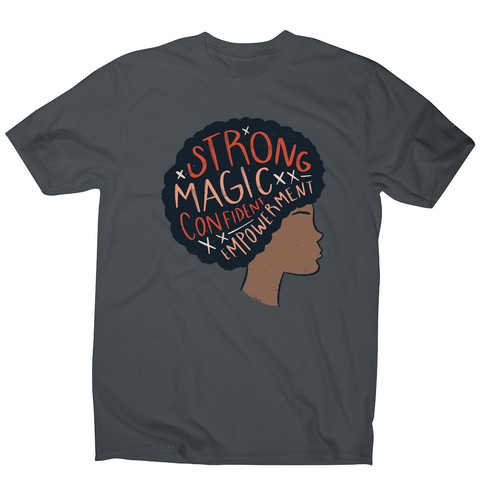 Proud afro woman quote men's t-shirt - Graphic Gear