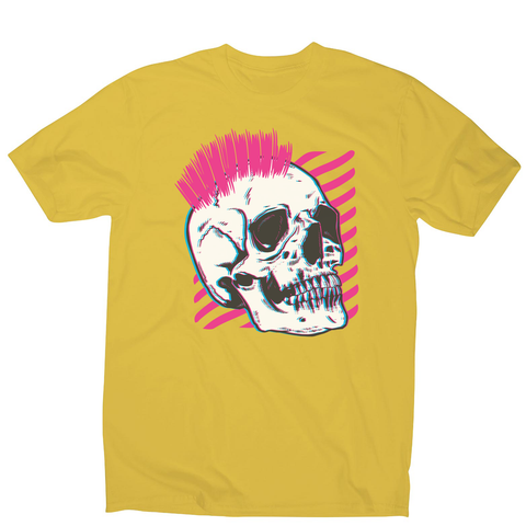 Punk skull glitch men's t-shirt - Graphic Gear