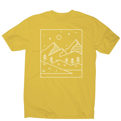 Geometric landscape men's t-shirt - Graphic Gear