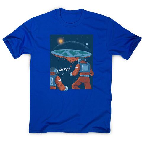 Flat earth astronauts men's t-shirt - Graphic Gear