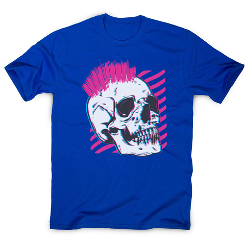 Punk skull glitch men's t-shirt - Graphic Gear