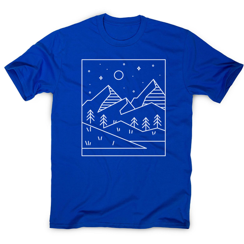 Geometric landscape men's t-shirt - Graphic Gear