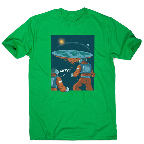 Flat earth astronauts men's t-shirt - Graphic Gear