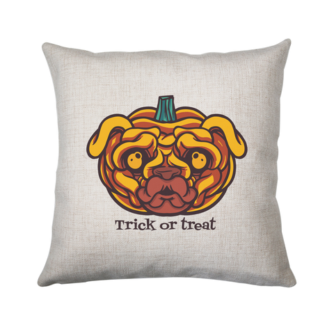 Pug pumpkin cushion cover pillowcase linen home decor - Graphic Gear