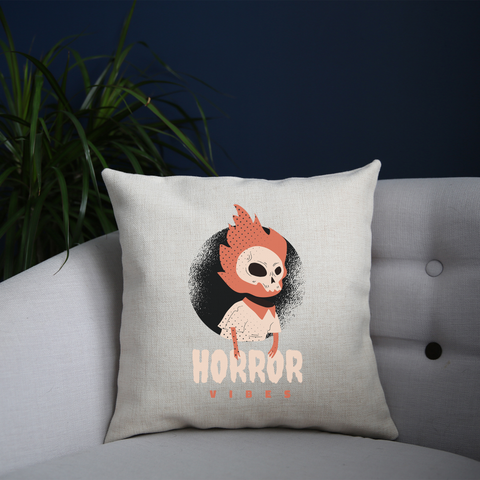 Horror vibes halloween cushion cover pillowcase linen home decor - Graphic Gear
